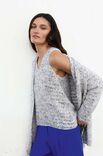 Lana Grossa CARDIGAN IN FESTEN MASCHEN UND DREIFACHEN STÄBCHEN Maglia