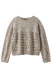 Lana Grossa RAGLANPULLOVER IN GITTERMUSTER UND FESTEN MASCHEN Maglia