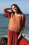 Lana Grossa PULLOVER IN STÄBCHEN MIT BORDÜREN IM ANANASMUSTER Diversa