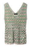 Lana Grossa TOP IN AJOUR- UND STÄBCHENMUSTER Gioia