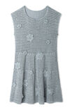 Lana Grossa KLEID IM FILETMUSTER MIT BLÜTEN Cotonella