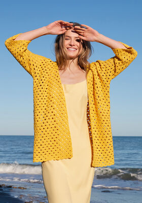 CARDIGAN IM BOGENMUSTER Linarte von Lana Grossa