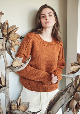 PULLOVER MIT VORVERLEGTER SCHULTERNAHT Cool Merino Big von Lana Grossa