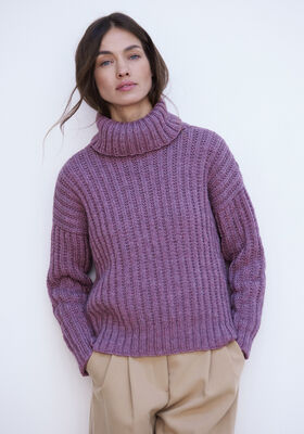 ROLLKRAGEN-PULLOVER New Classic von Lana Grossa