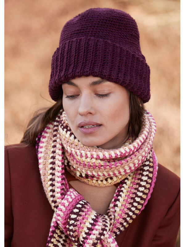 Lana Grossa HÄKEL-MÜTZE Cool Merino