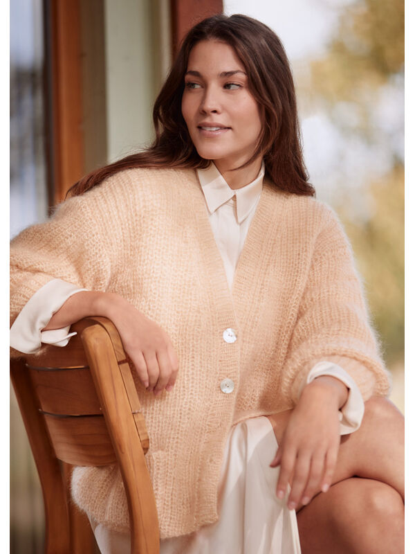 Lana Grossa HALBPATENT-JACKE Silkhair