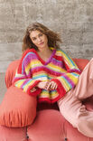 Lana Grossa V-PULLOVER MIT STREIFEN Basta, Bottoni & Summer Softness
