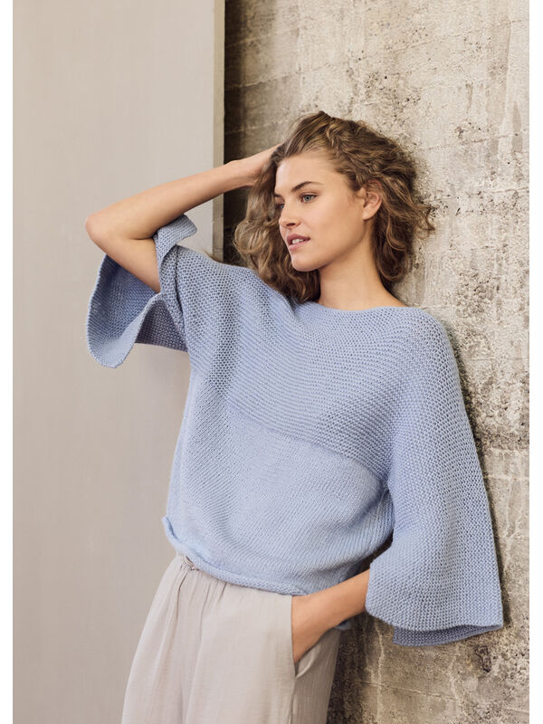 Lana Grossa PULLOVER MIT ÄRMELSCHLITZEN Summer Softness