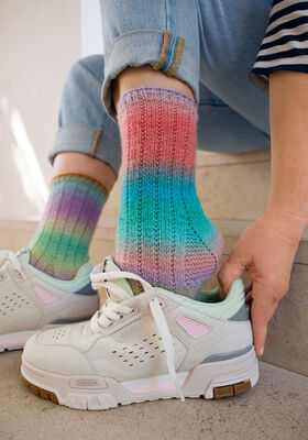 SOCKEN Meilenweit 100g Color Mix Multi von Lana Grossa