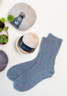 SOCKEN Meilenweit 100g Tweed von Lana Grossa