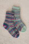 Lana Grossa SOCKEN Cosy Socks Multi Stripes & Meilenweit 4-fach 50g