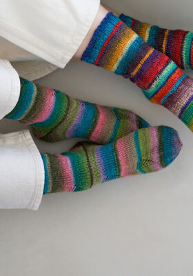 SOCKEN Meilenweit 4-fach Fontana von Lana Grossa