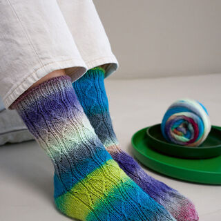 Lana Grossa SOCKEN Meilenweit 100 Color Mix Multi