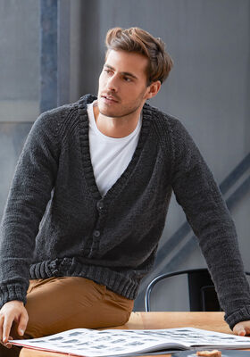 HERREN-RAGLANJACKE Cool Wool Big von Lana Grossa