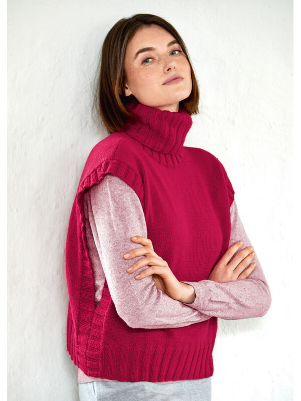 Lana Grossa PULLUNDER MIT ROLLKRAGEN · Cool Wool