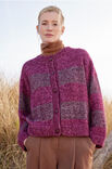 Lana Grossa BLOCKSTREIFENJACKE Cool Wool Vintage & Silkhair