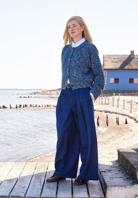 HALBPATENT-JACKE Cool Wool Print von Lana Grossa