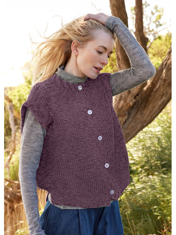 Lana Grossa HALBPATENT-WESTE Cool Wool Vintage