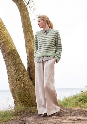 STREIFENPULLOVER Merino Superiore & Silkhair von Lana Grossa