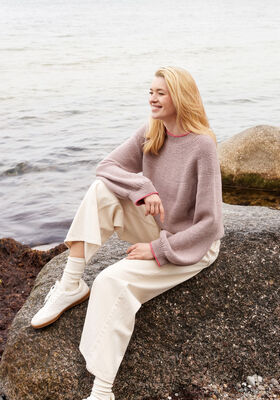 TOP DOWN PULLOVER Cool Wool Big von Lana Grossa