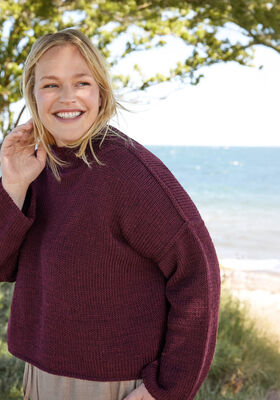 OVERSIZEPULLOVER Cool Wool Superbig Mélange von Lana Grossa
