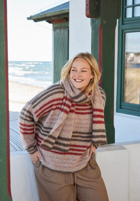 OVERSIZEPULLOVER Cool Wool Lace & Silkhair von Lana Grossa