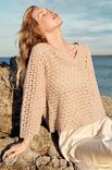 Lana Grossa PULLOVER IM BLUME DES LEBENS-MUSTER Ecopuno