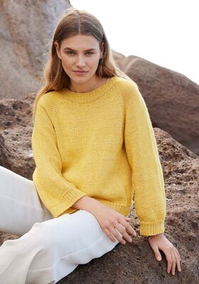 RAGLANPULLOVER GLATT RECHTS Summer Softness von Lana Grossa