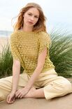 Lana Grossa SHIRT IM SPITZENMUSTER Solo Lino