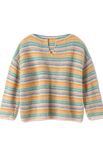 Lana Grossa PULLOVER KRAUS RECHTS IN STREIFEN Soffio