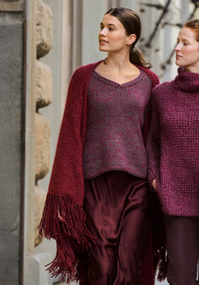 DREIECKSTUCH Silkhair & Alta Moda Alpaca von Lana Grossa