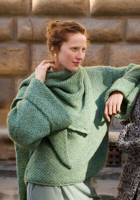 DIAGONAL-GESTRICKTER-PULLOVER Lucciola von Lana Grossa