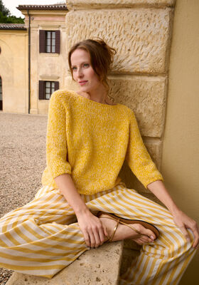 KURZARMPULLI Summer Softness & Setasuri Pearls von Lana Grossa