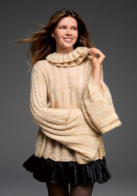 PULLOVER MIT LOOPKRAGEN Setasuri & Glamour von Lana Grossa