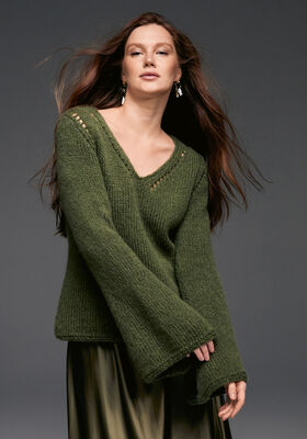 V-PULLOVER Chapeau von Lana Grossa
