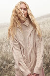 Lana Grossa LONG-SWEATER Ecopuno & Natural Superkid Tweed
