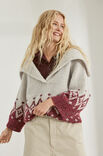 Lana Grossa RAGLAN-PULLOVER Natural Alpaca Pelo & Glamour