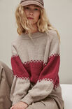 Lana Grossa RAGLAN-PULLOVER Natural Lama Fine & Silkhair
