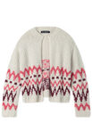 Lana Grossa CARDIGAN MIT JACQUARDMUSTER Orsettini & Natural Alpaca Pelo