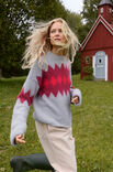 Lana Grossa PULLOVER MIT JACQUARDMUSTER Così