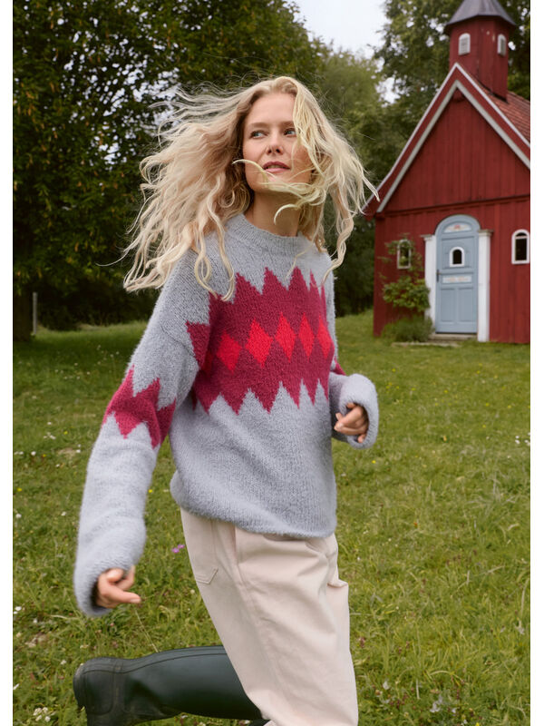 Lana Grossa PULLOVER MIT JACQUARDMUSTER Così
