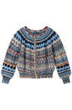 Lana Grossa JACKE MIT RUNDPASSE Landlust Naturwolle & Landlust Naturwolle Print