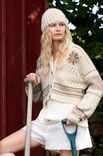 Lana Grossa JACKE IM MUSTERMIX Natural Alpaca Pelo