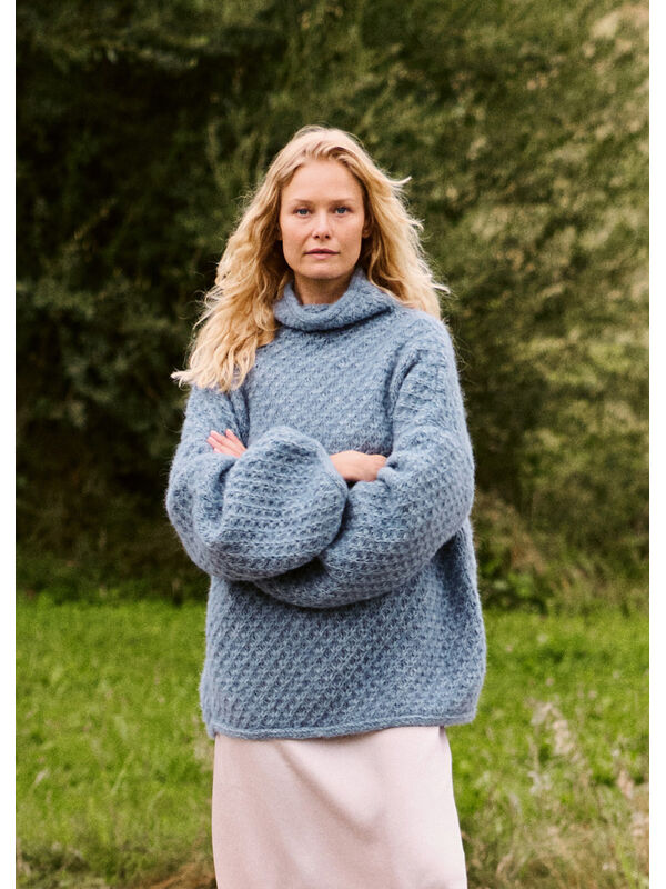 Lana Grossa PULLOVER IM STERNMUSTER Alpaca Air II