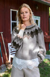 Lana Grossa RUNDPASSENPULLI MIT JACQUARDMUSTER Landlust Naturwolle