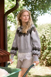 Lana Grossa RUNDPASSENPULLI MIT JACQUARDMUSTER Landlust Naturwolle