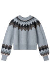 Lana Grossa RUNDPASSENPULLI MIT JACQUARDMUSTER Landlust Naturwolle