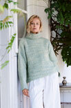 Lana Grossa KIMONOPULLI IM PATENTMUSTER Pelo Cashmere