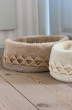 Lana Grossa KORB MIT BORDÜRE The Tube, Soffio, Pelliccia & Cool Wool Superbig
