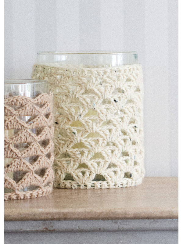 Lana Grossa WINDLICHTHÜLLE Cool Wool Superbig & Natural Superkid Tweed
